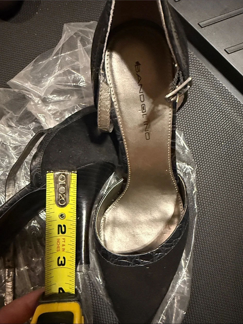 Bandolino Black Pointed Toe Ankle-Strap Pumps